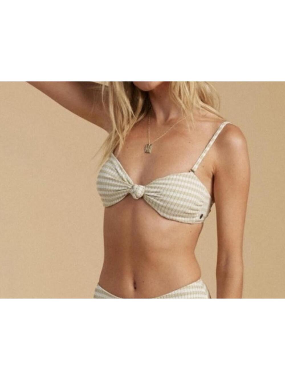 Billabong x Salty Blonde Bandeau Bikini Top Matcha Green Size S